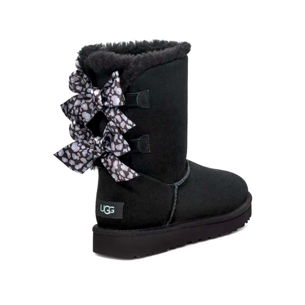 UGG® Bailey Bow II Boot - Toddler / Little Kid - Black 13c